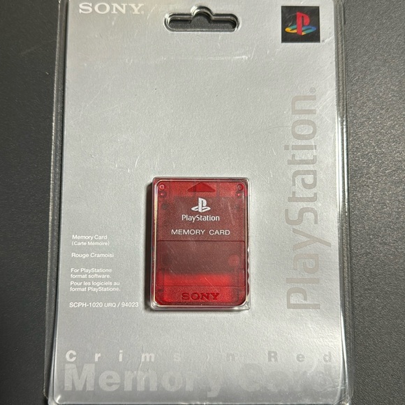 SONY PlayStation PSOne memory card SCPH-1020 - Picture 1 of 3